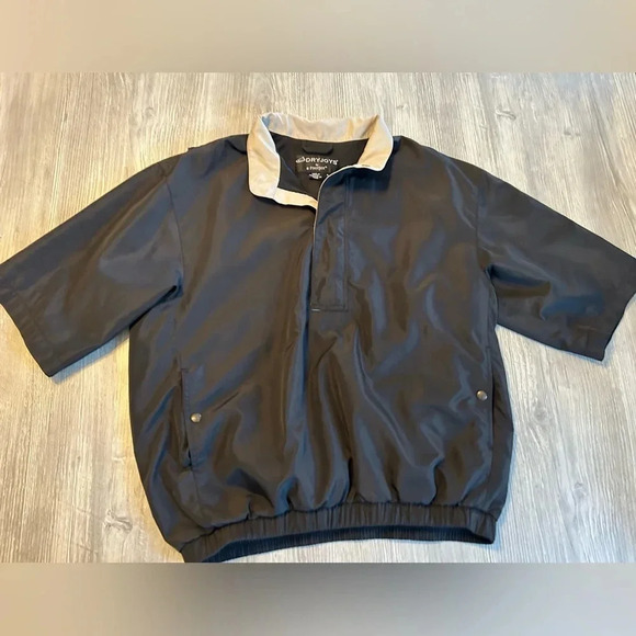 DRYJOYS BY FOOTJOY MEN'S SIZE SMALL WINDBREAKER GOLF JACKET WITH LINING S/S - Picture 1 of 9